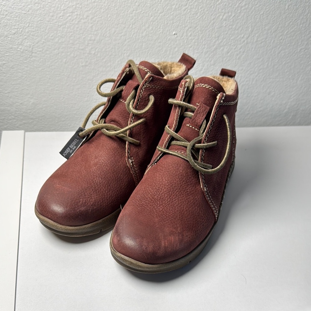 Josef Seibel Brown Ankle Boots